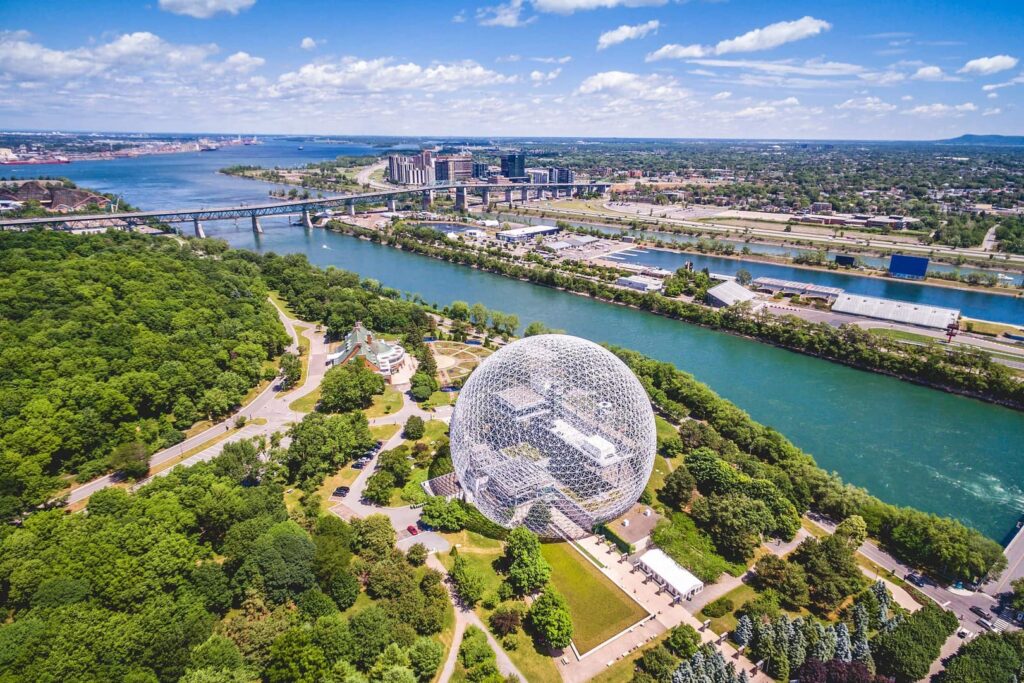Radreise Canada - Aussicht auf den Saint Lawrence river