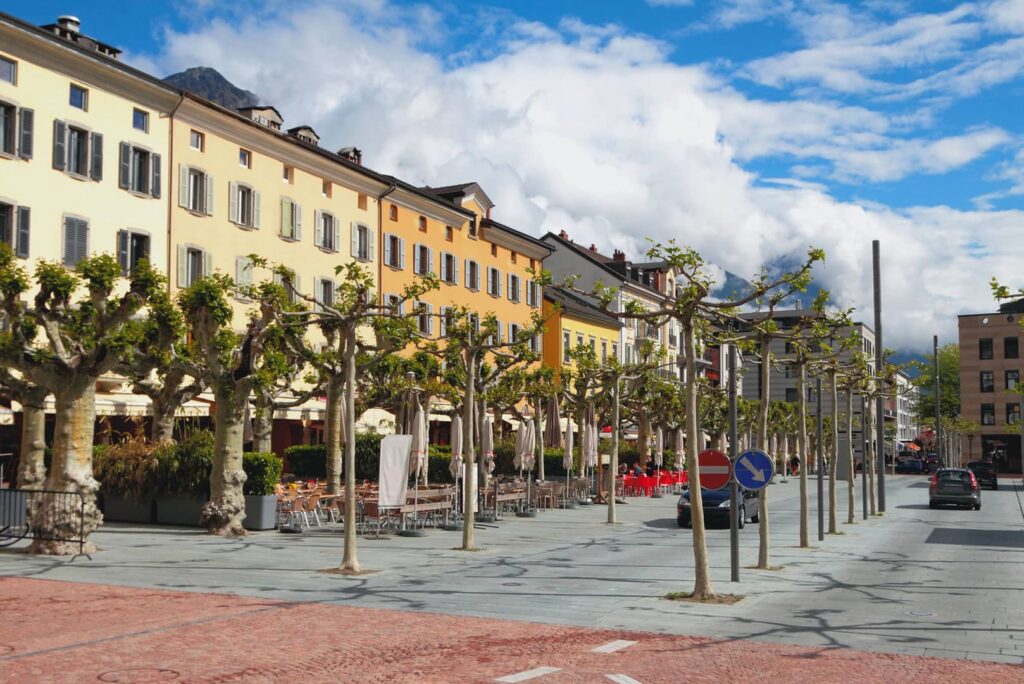 Radreise Schweiz Frankreich Rhoneradweg - Zentrum Martigny