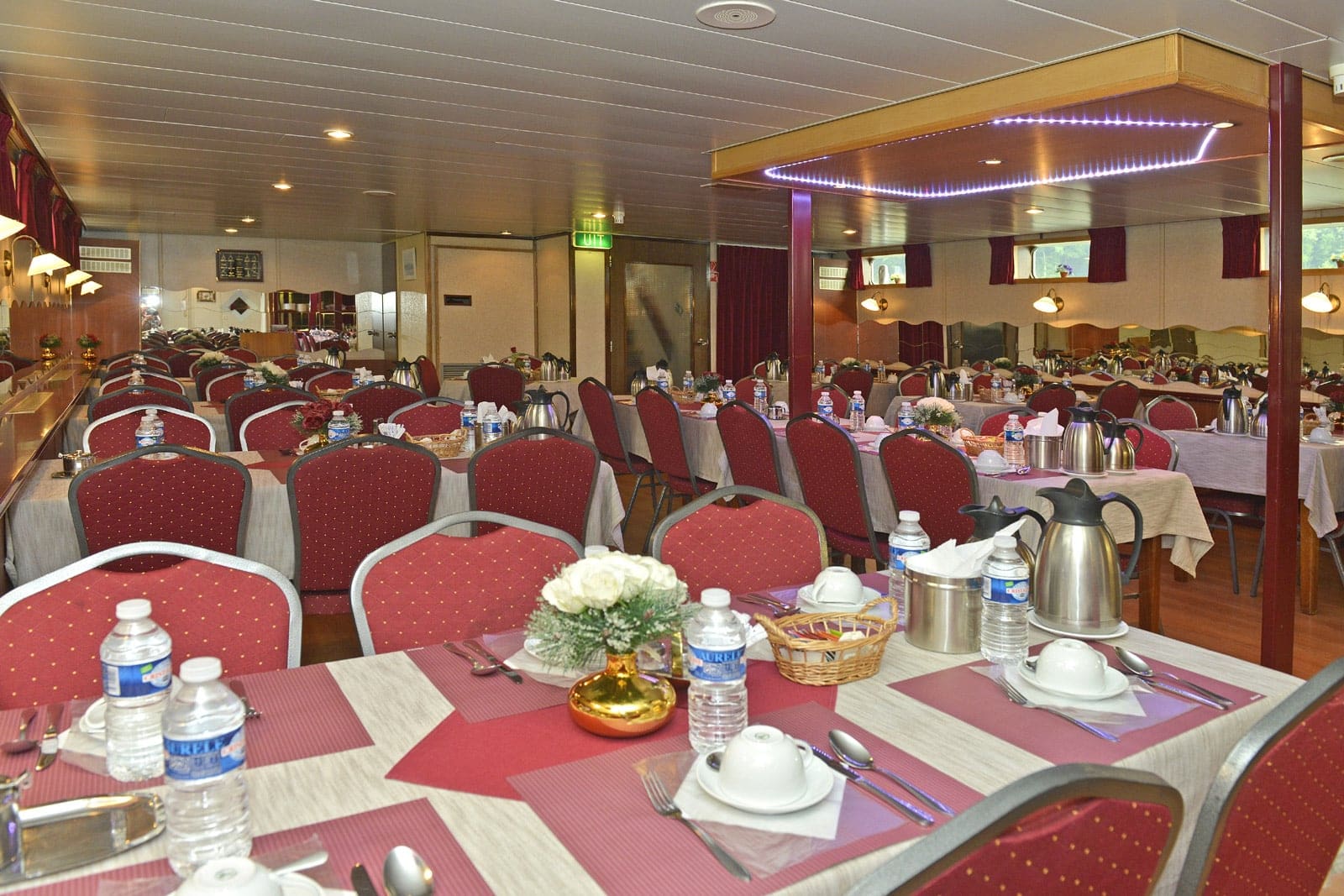 Rad und Schiffsreise Deutschland Koblenz Saarburg MS Patria Restaurant