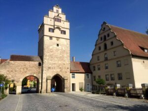 Radreise Deutschland Romantische Straße - Dinkelsbühl Stadttor