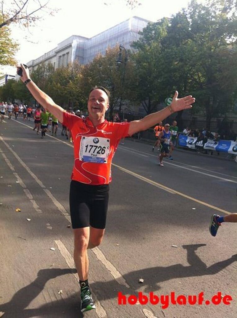 Paul Launer Beim Berlin-Marathon