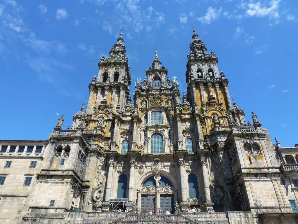 Spanien Radreise spanischer Jakobsweg Kathedrale von Santiago de Compostela Catedral de Santiago de Compostela