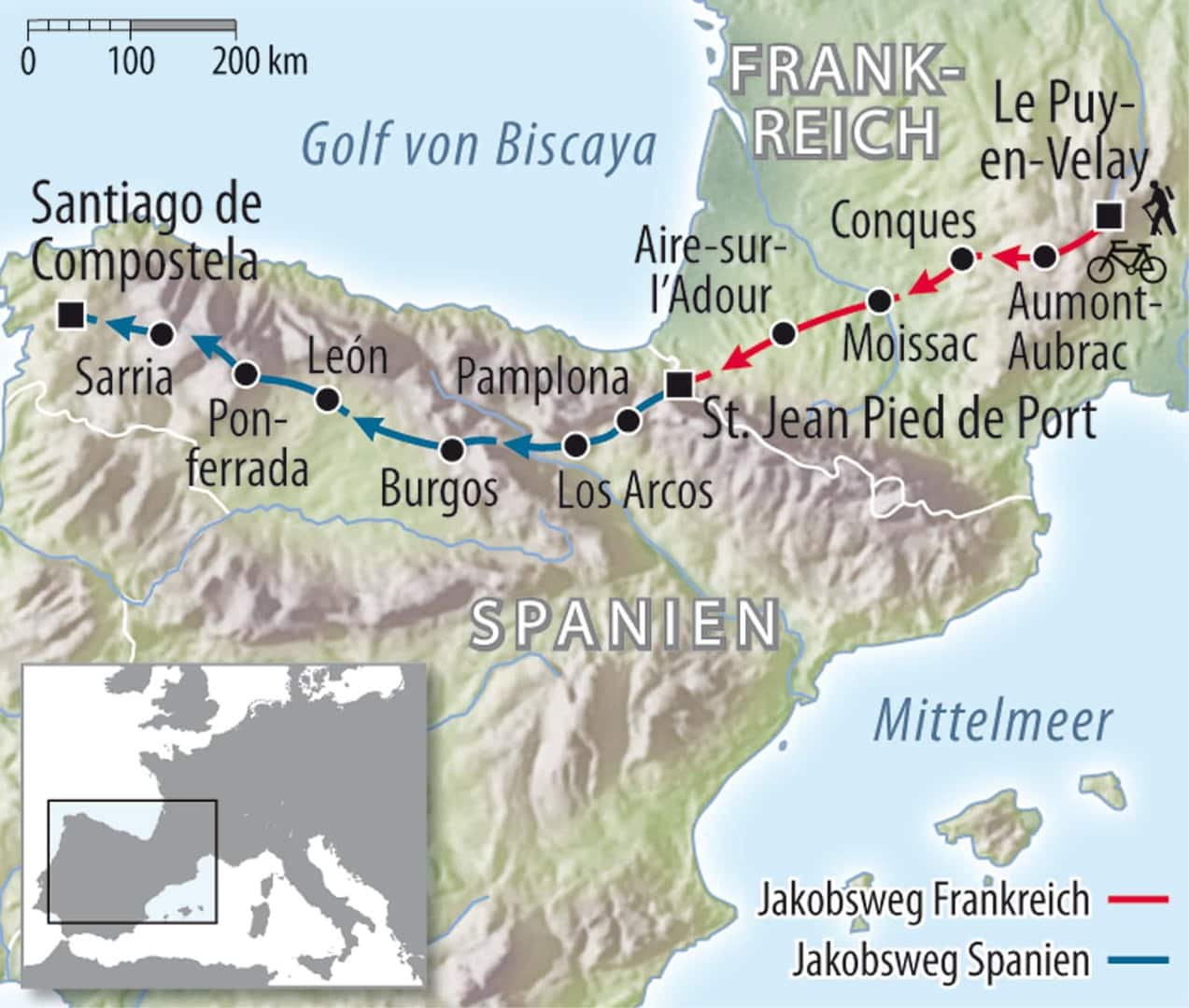 Der Jakobsweg In Frankreich Mit Dem Rad Launer Reisen
