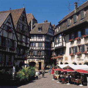 Radreise Frankreich Elsass Weinstraße von Straßburg Colmar Munster nach Basel - Colmar Rue des Marchands