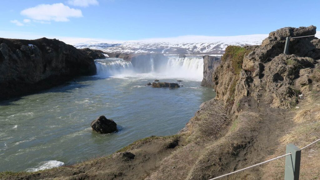 Radreise Island - Godafoss Wasserfall