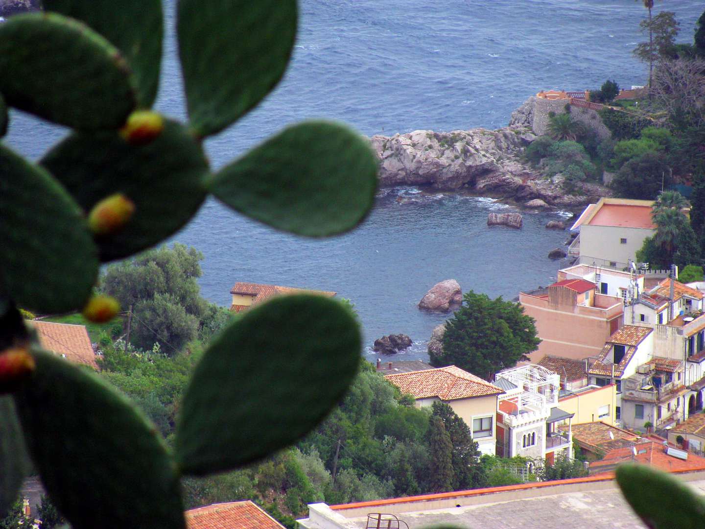 Italien Sizilien Radreise Bucht von Taormina Messina Italia