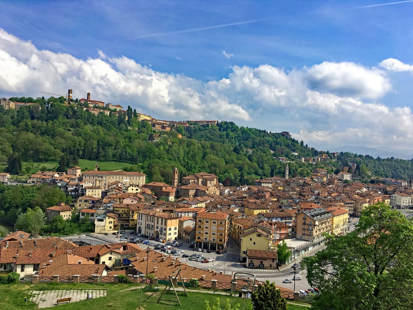Radreise Italien von Turin bis San Remo - Blick auf Mondovi