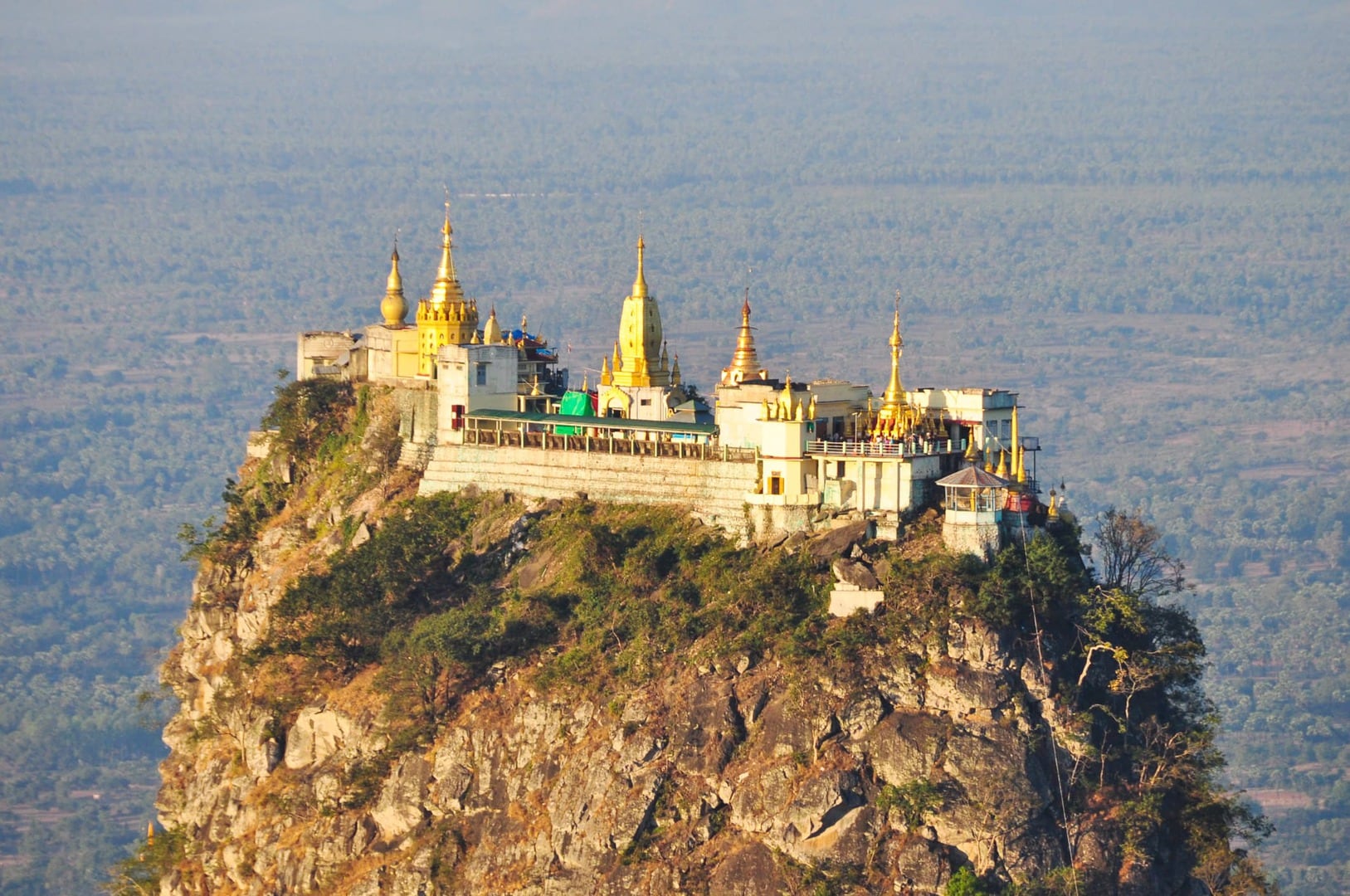 Radreise Asien Myanmar Burma - Tempel auf Berg