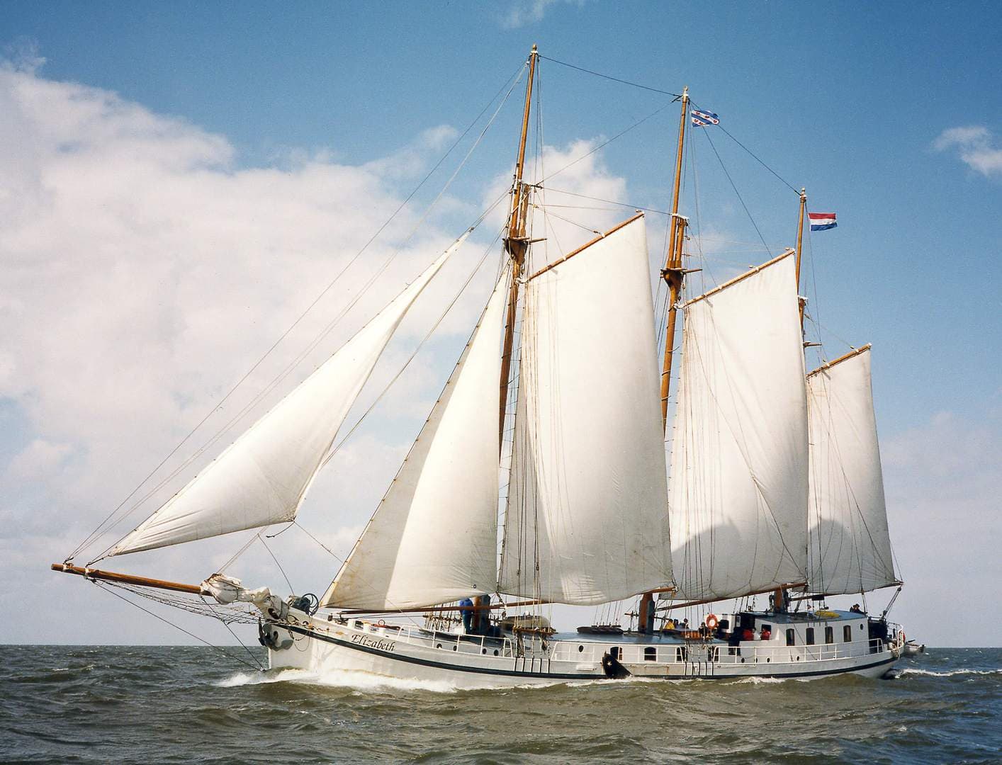 Rad und Segelreise Niederland Ijsselmeer - Segelschiff Elizabeth