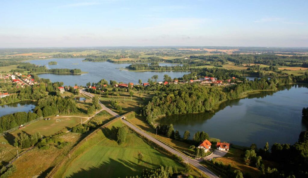 Radreise Polen Masurische Seen - typische Landschaft