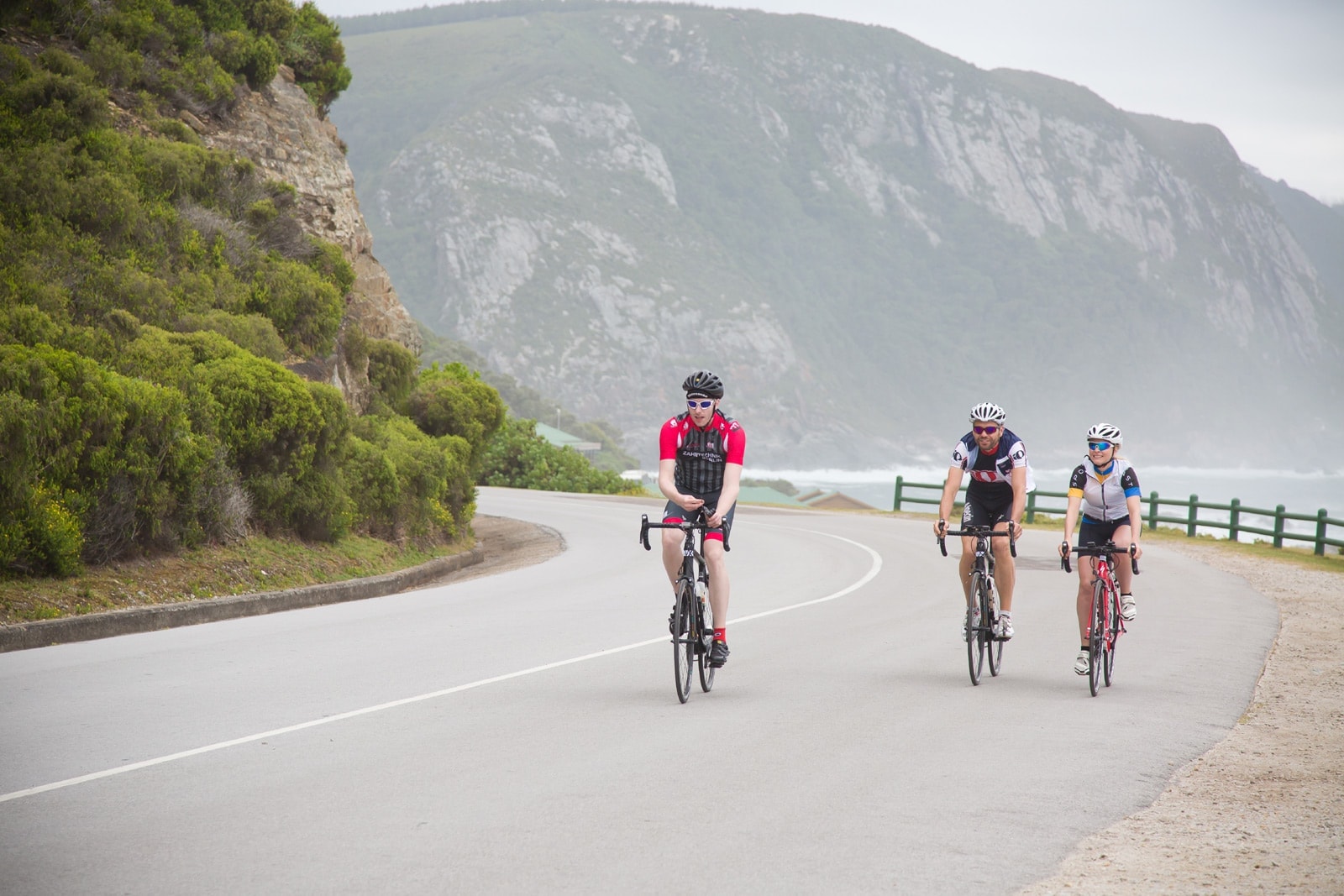 Rennradreise Südafrika Gardenroute - Gruppe Rennradler