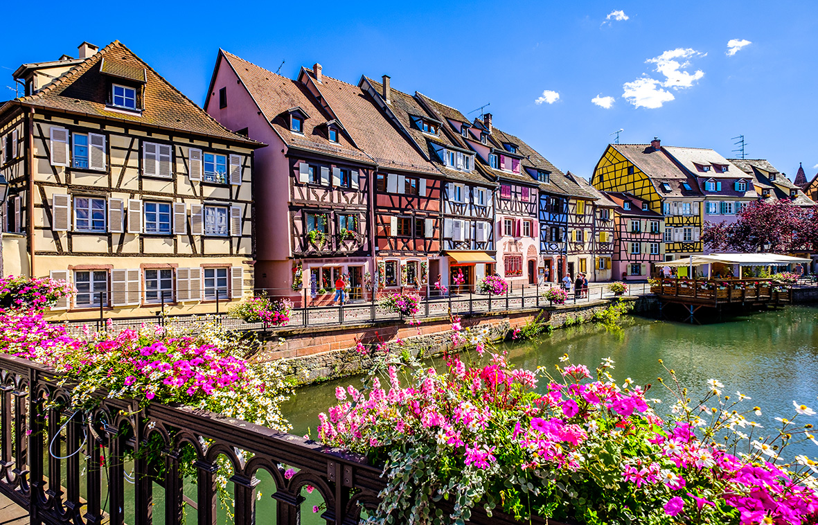 Radreise Elsass Frankreich - Colmar Altstadt