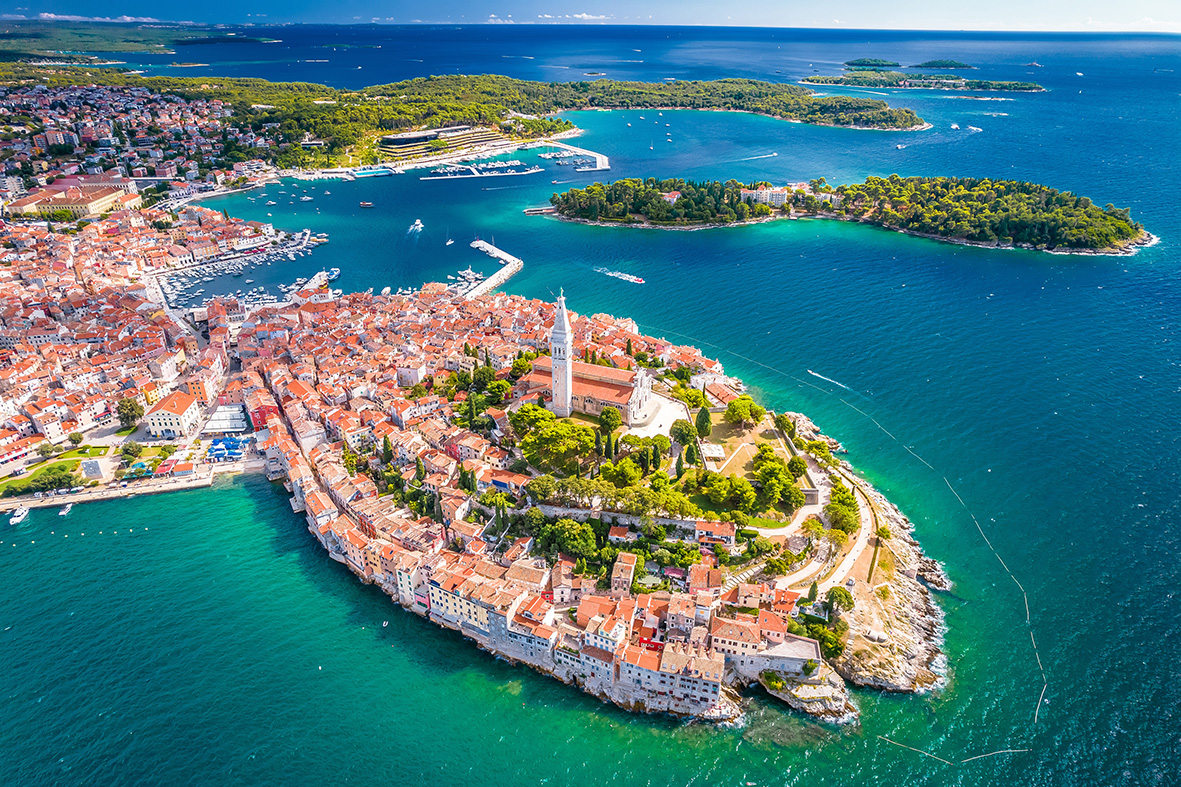 Radreise Kroatien Istrien Kvarner Bucht - Rovinj