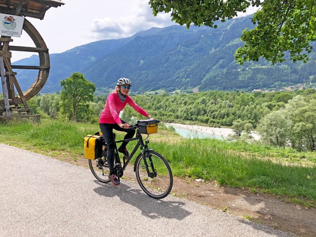 Fahrradfahren Alpe Adria Radweg Salzburg Grado Alpenüberquerung Italien