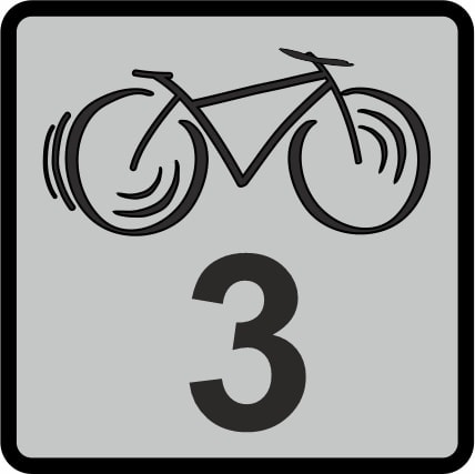 Anforderungsprofil Radreise - Schwierigkeitsgrad - Launer-Reisen 3 = mittel für durschnittlich trainierte Radfahrer
