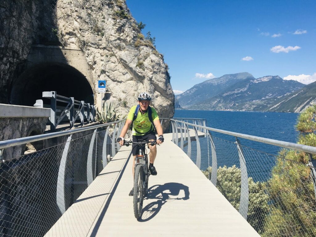 Neuer Radweg bei Limone