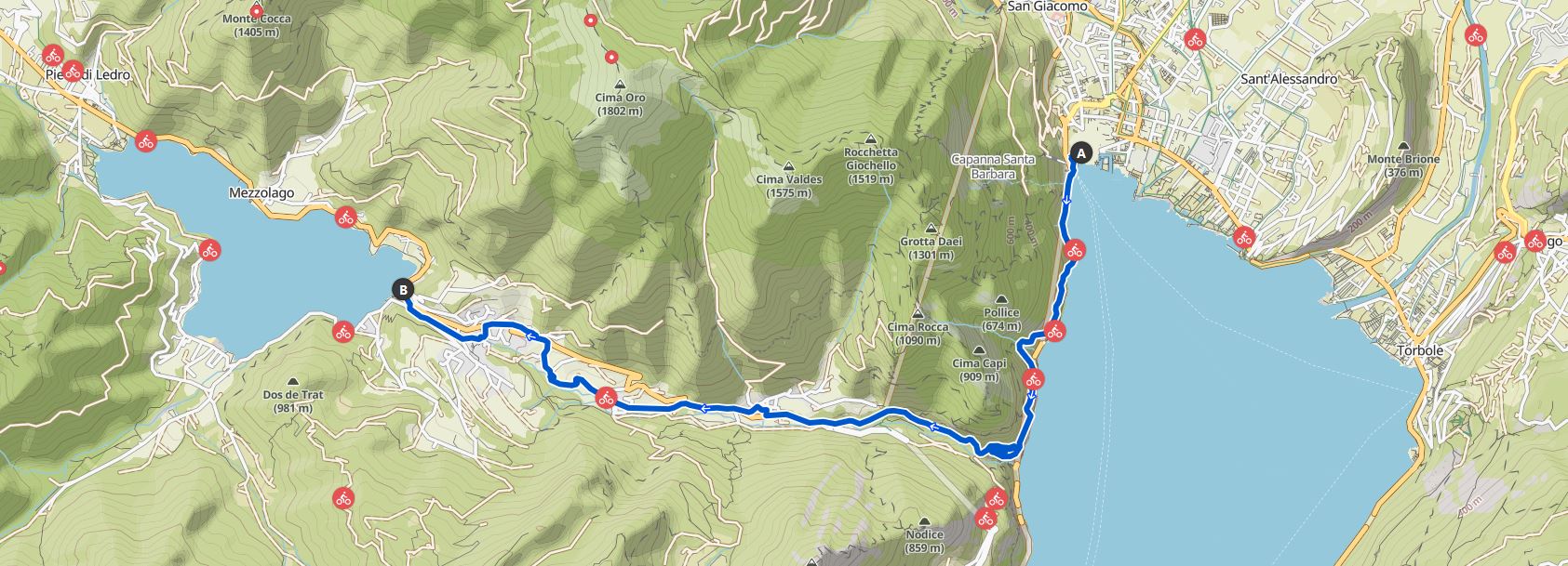 Gardasee Umrundung Km