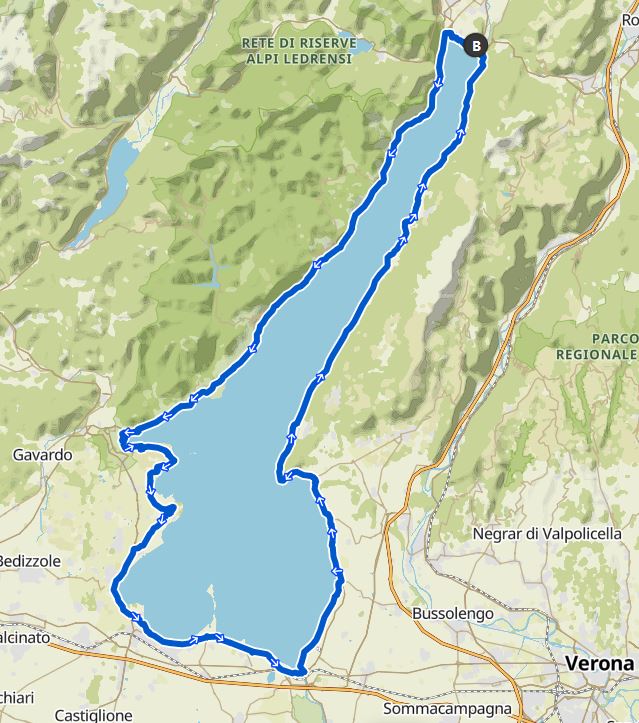 2021-06-Gardasee-Rund um Gardasee-Komoot-Karte
