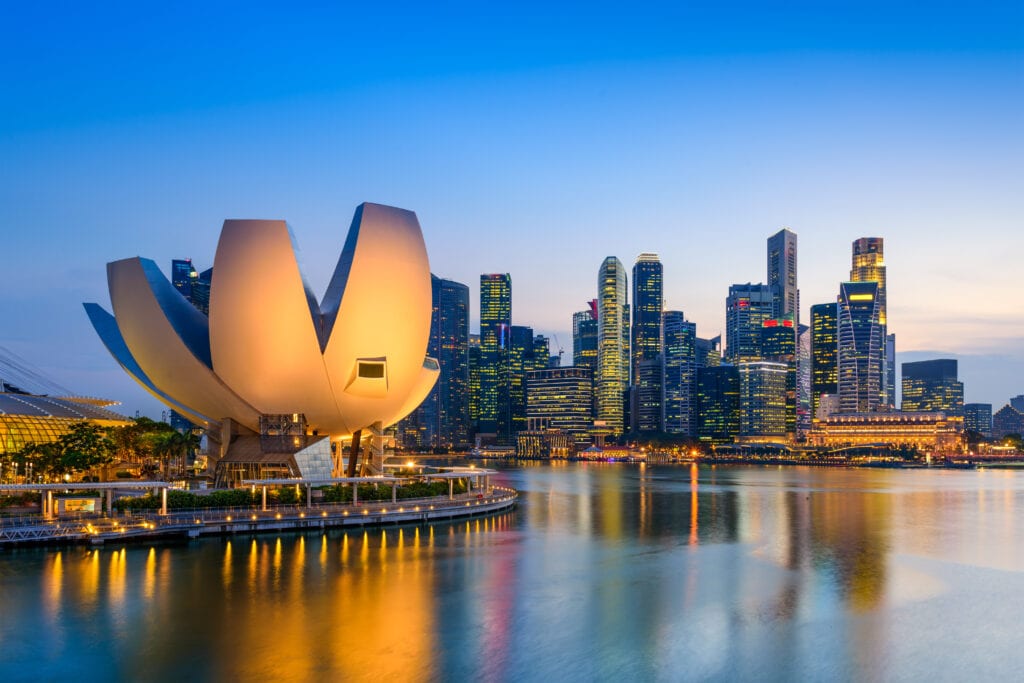 Radreise Malaysia - Singapore Skyline