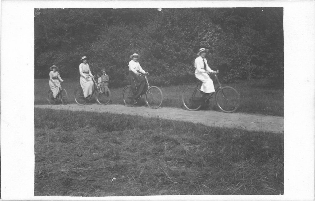1916 Historisches Fahrradbild