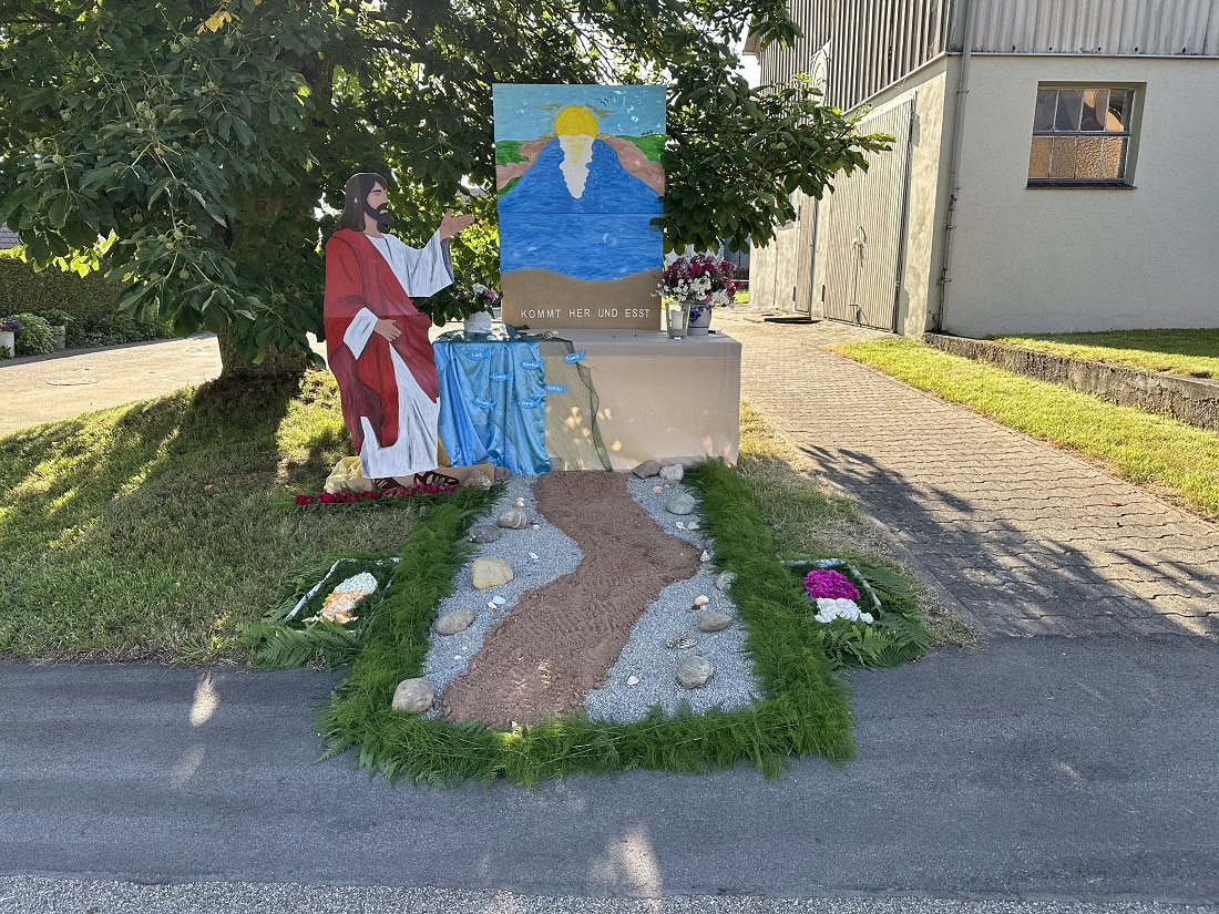 Fronleichnam in Wört im Ostalbkreis