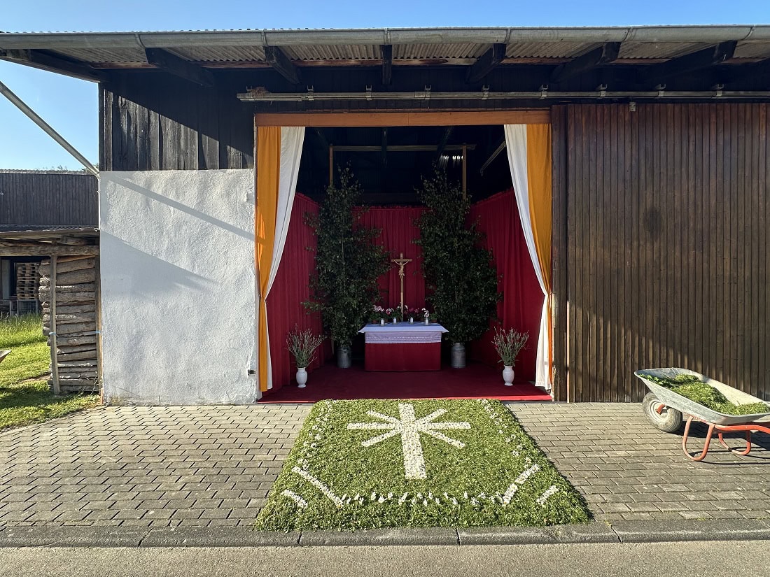 Fronleichnam in Wört im Ostalbkreis