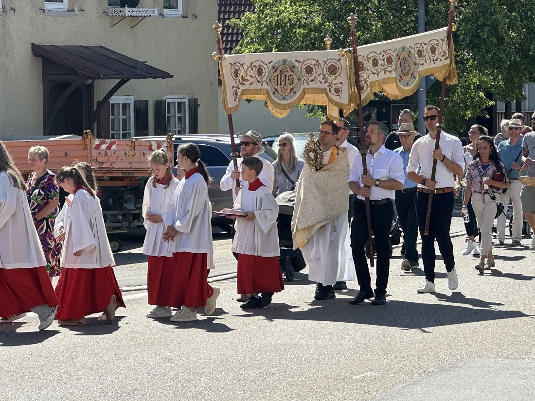 Fronleichnam in Wört im Ostalbkreis