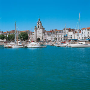 Radreise Frankreich Altlantikkueste Atlantikwall mit dem Fahrrad Route La Rochelle - alter Hafen